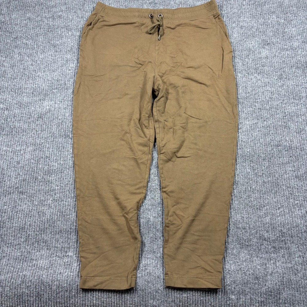 Banana Republic Joggers Womens L Brown Pants Drawstring Elastic Waist